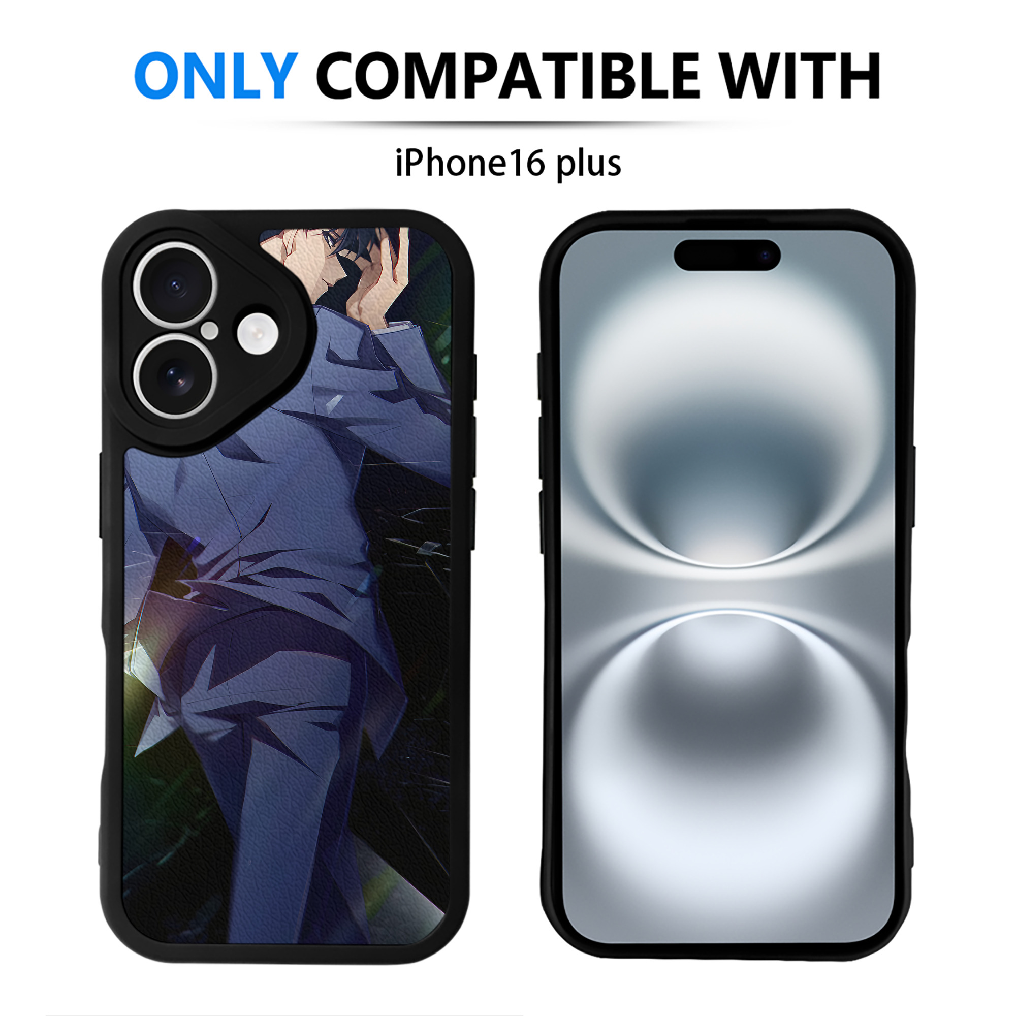 （画像用） 名探偵コナン Detective Conan 【iPhone 16シリーズ対応】シリコンスマホケース（レザー調） 材質：シリコン